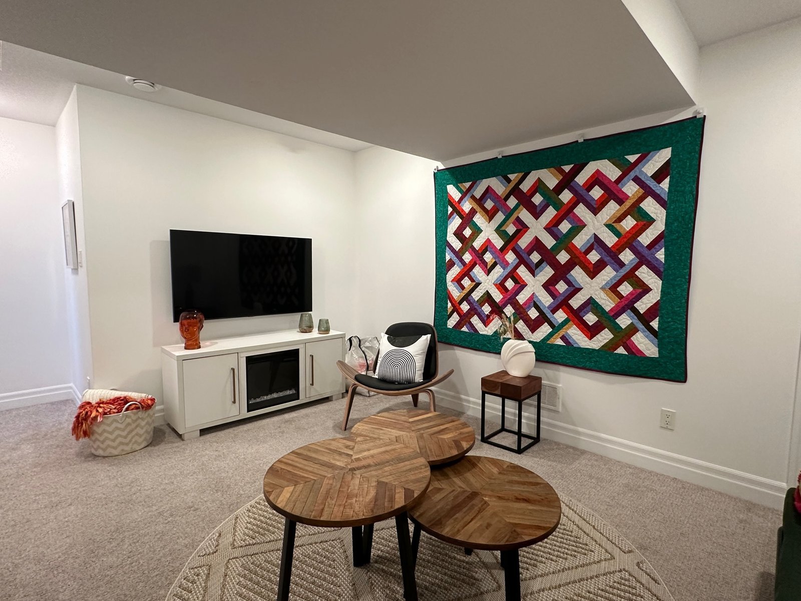 Lower-level rec room